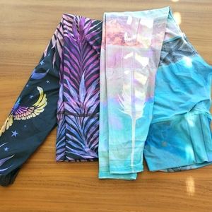 Teeki leggings two pairs size Medium